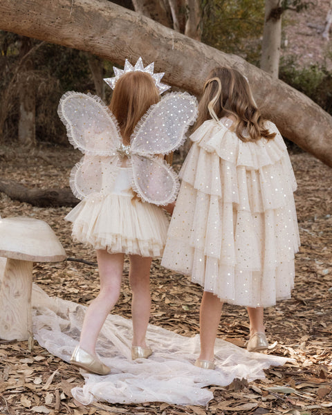 tulle cape