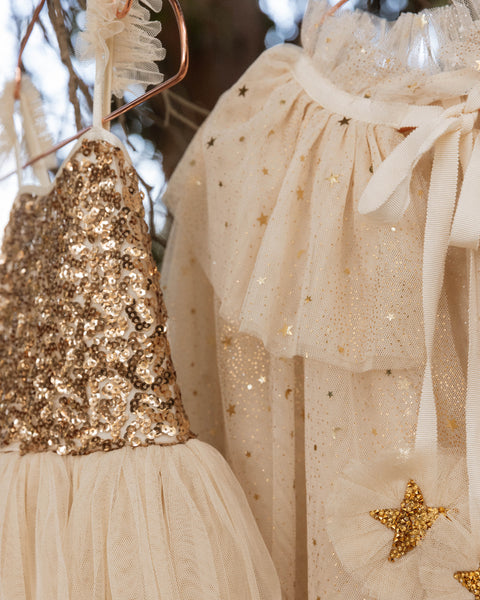 tulle cape