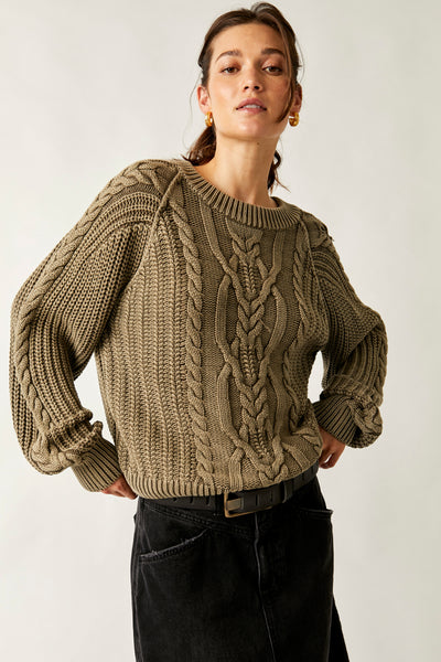 frankie cable sweater