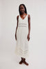 voile and lace midi dress