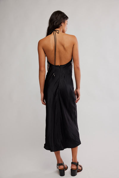 citrine midi dress
