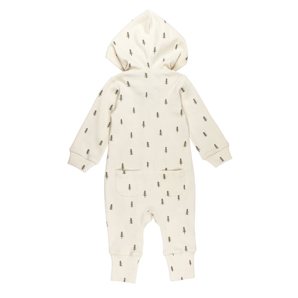 organic zipper romper