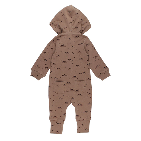 organic zipper romper