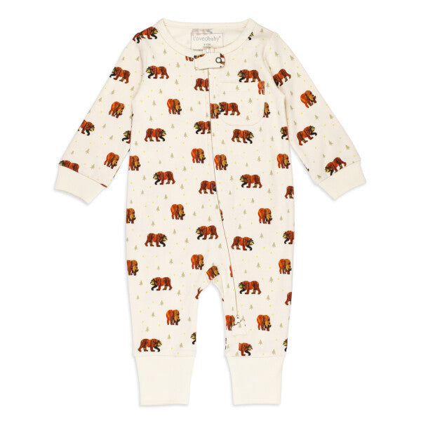 brown bear romper