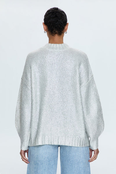 carlen metallic sweater