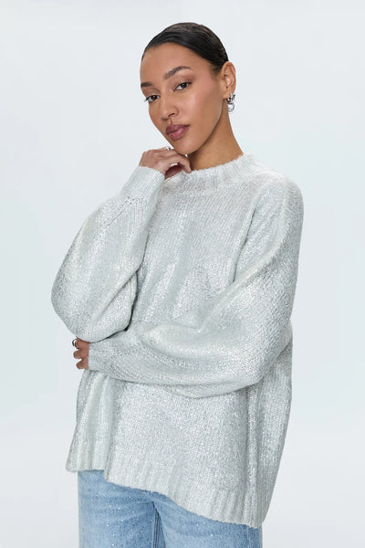 carlen metallic sweater