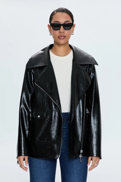 winona faux leather jacket