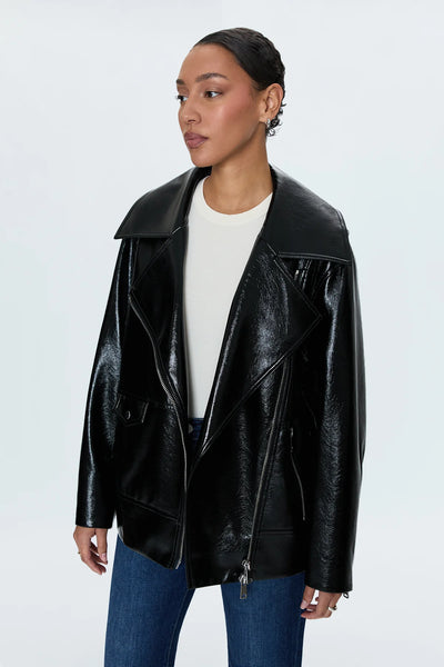 winona faux leather jacket