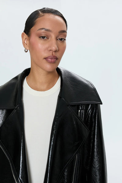 winona faux leather jacket