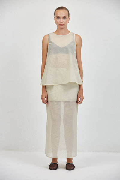 camille sheer top