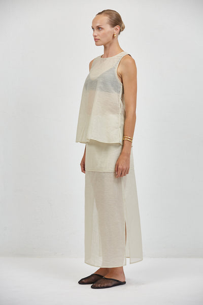 camille sheer top
