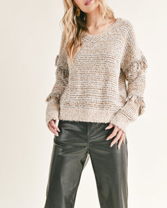 constance fringe sweater