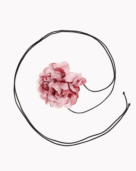 rose flower necklace