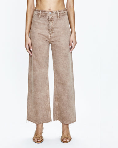 penny cropped wide leg