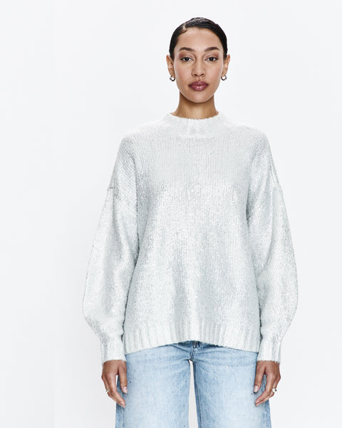 carlen metallic sweater