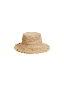 kids straw bucket hat