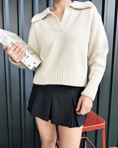 sailor collar sweater