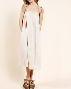 mojave tie strap dress