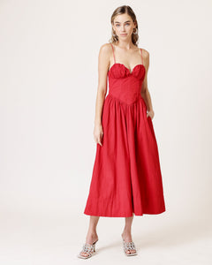 carmin maxi dress