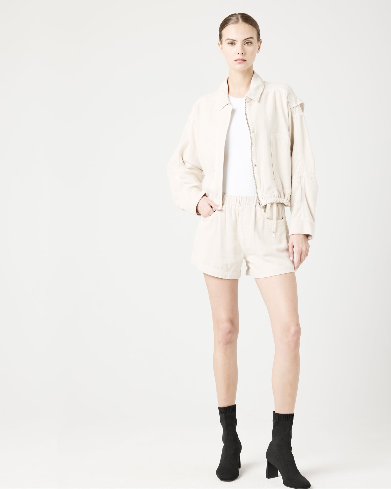 oyster bar linen jacket