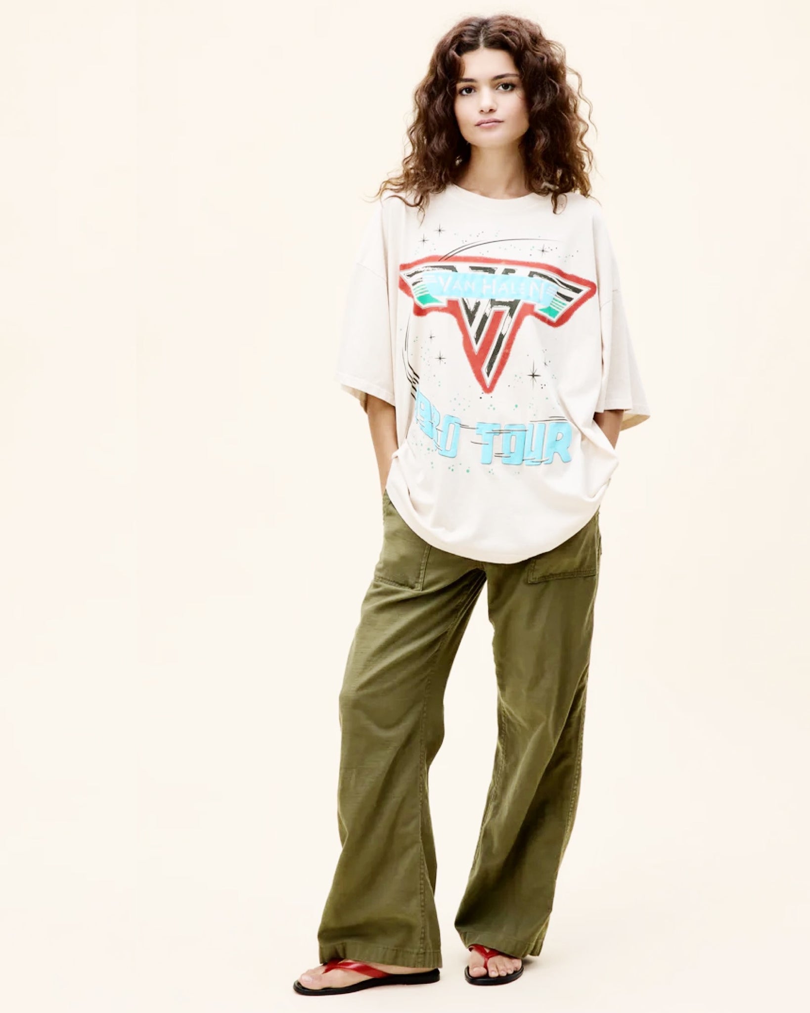 van halen 1980 tour OS tee