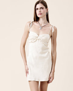 tie shoulder dress