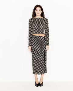 luca stretch lace skirt