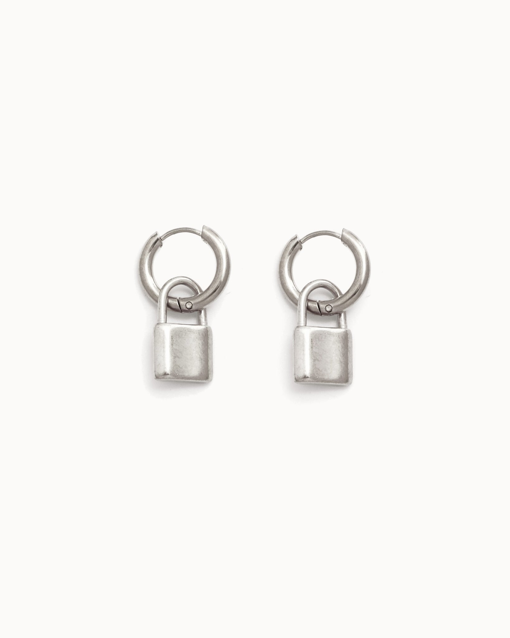 lock earrings