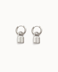 lock earrings