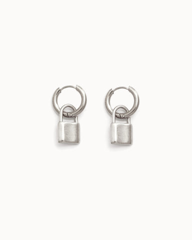 lock earrings