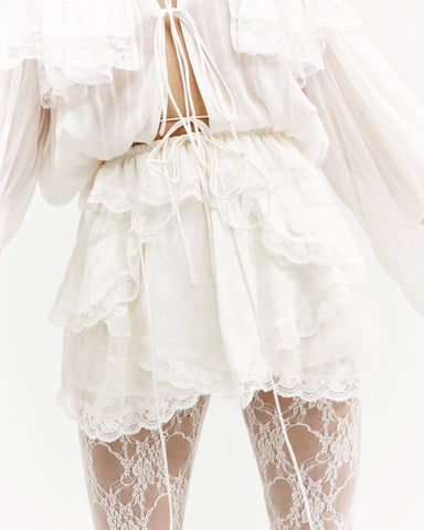 jeanne jacquard mini skirt