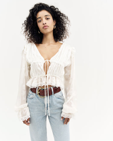 jeanne jacquard top