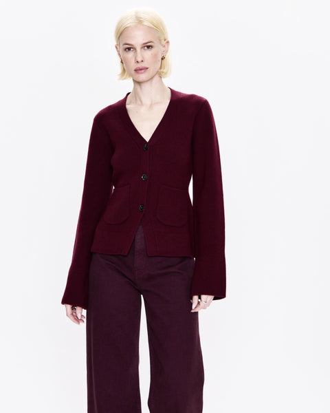 aeron v-neck cardigan sweater