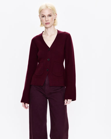aeron v-neck cardigan sweater