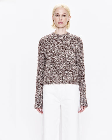 quinn shrunken fisherman sweater