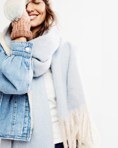 winter chill blanket scarf