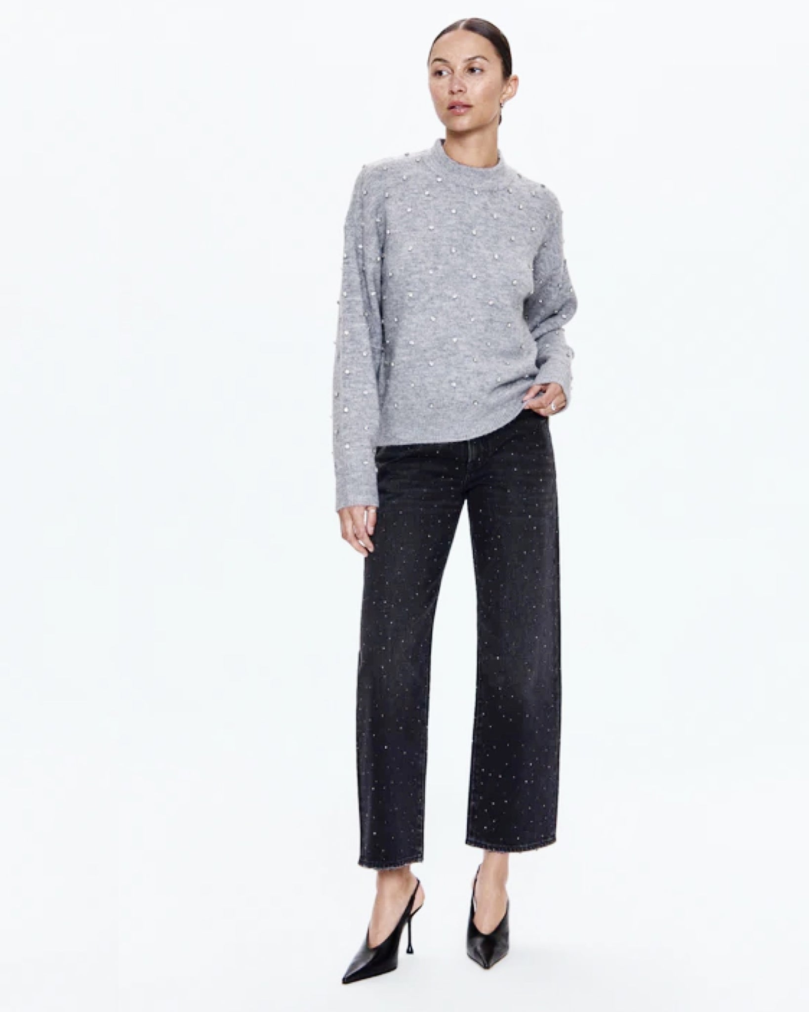 aura crew neck sweater