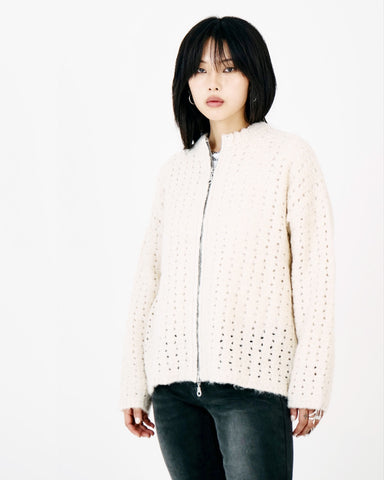 folk oversized knit cardigan