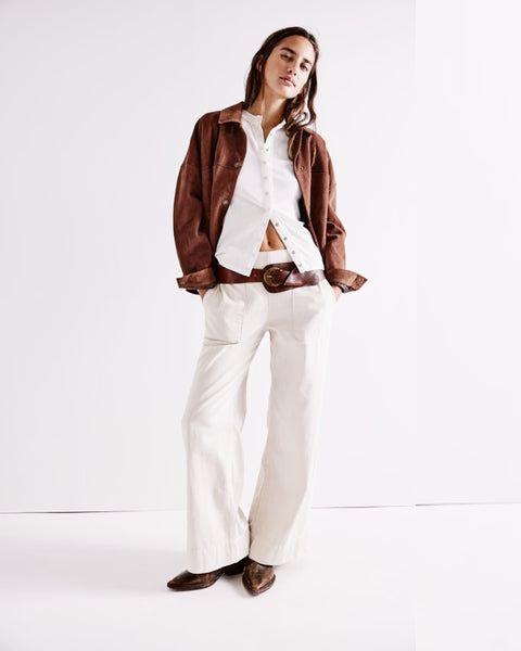 breezy denim pull on