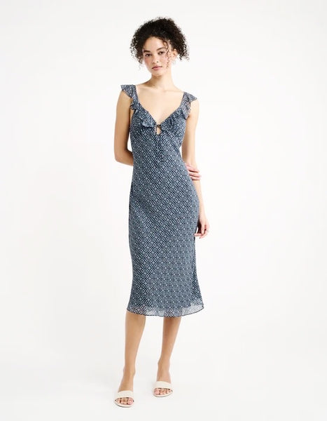 butterfly midi dress