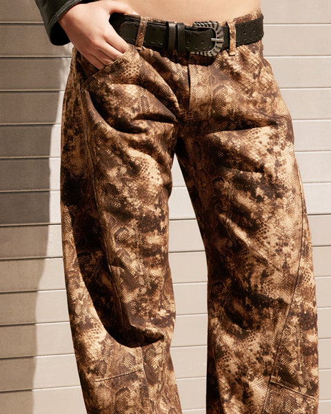 fable low rise printed jean