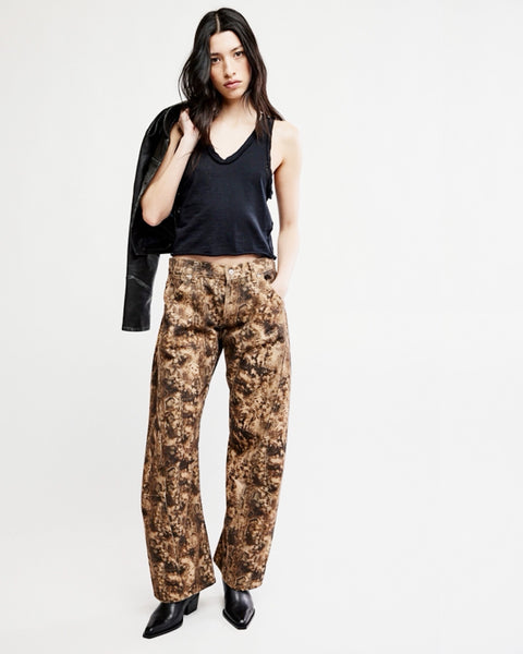 fable low rise printed jean