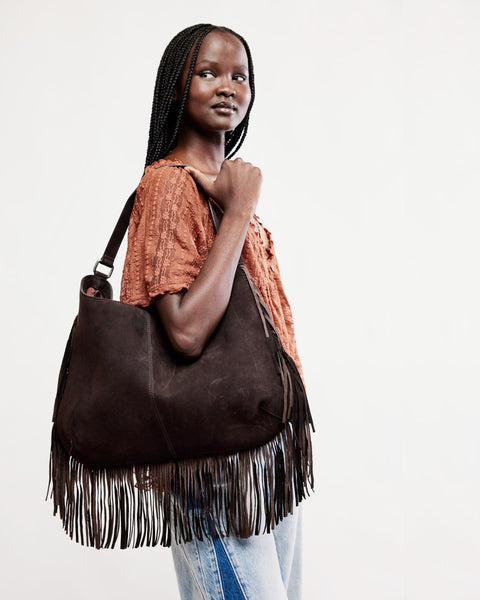 finn fringe shoulder bag