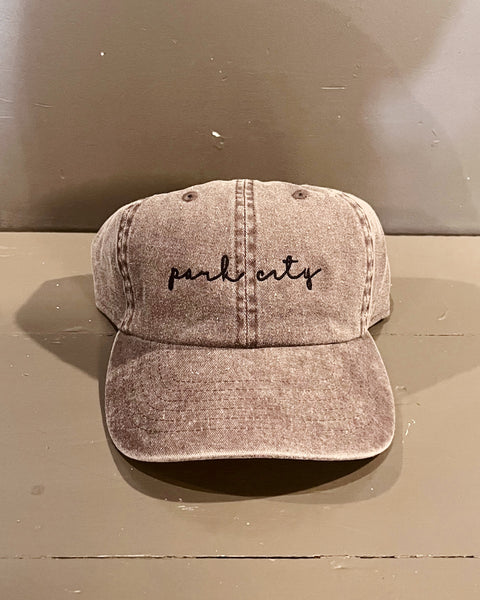 park city script hat