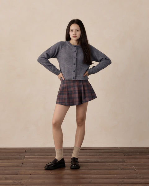 teen pleated plaid skirt
