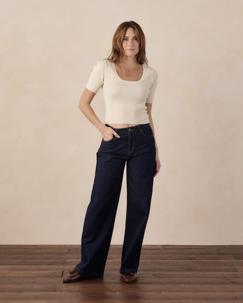 women's scallop tee