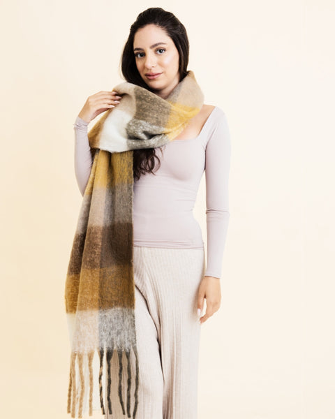 cozy oversized scarf
