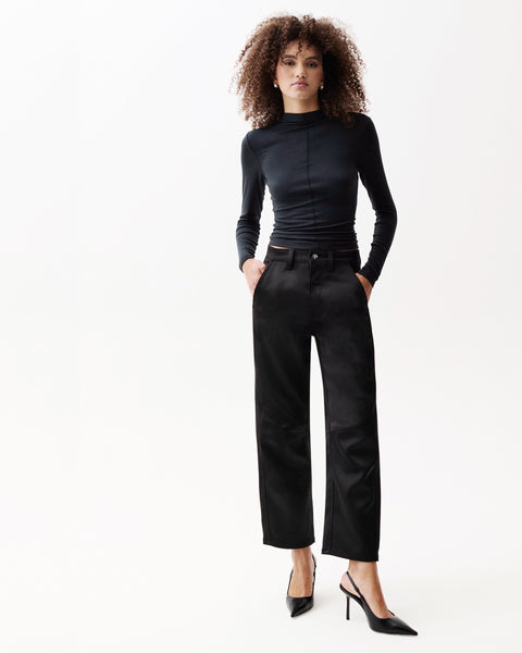 beau sateen pants