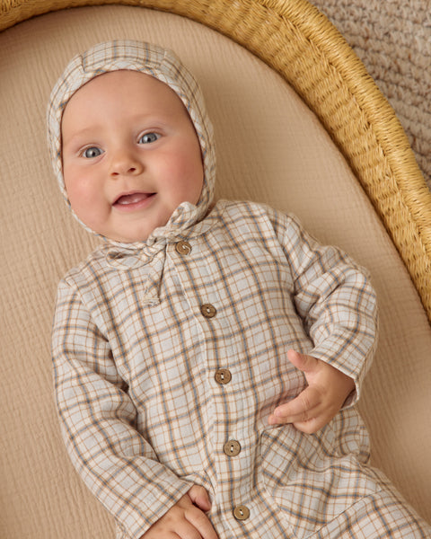 pocketed woven jumpsuit