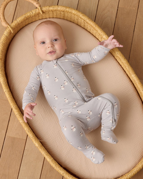 bamboo zip footie